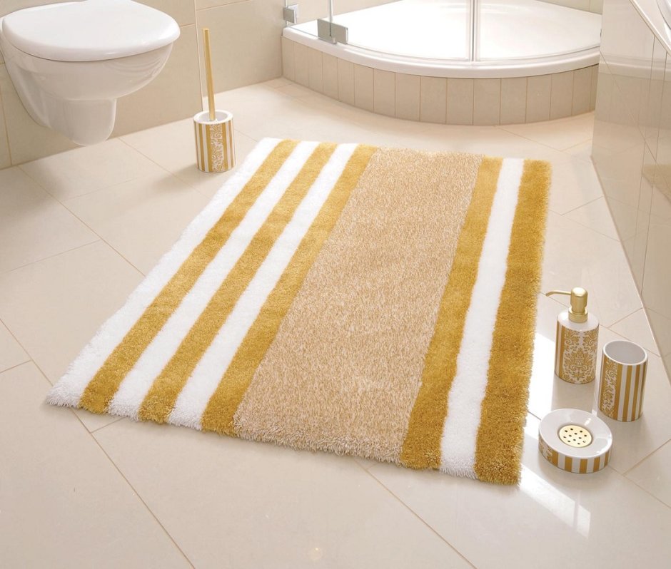 Модные тенденции коврики для ванной комнаты