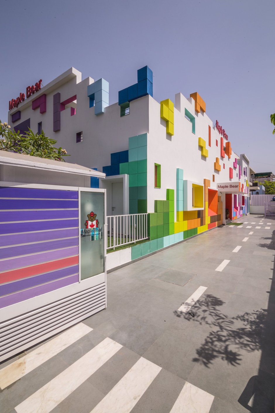 Фасады детских садов цветовое решение