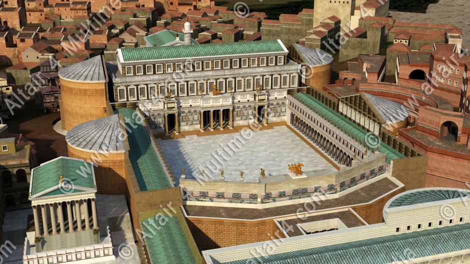 Дворец императора Нерона в Риме