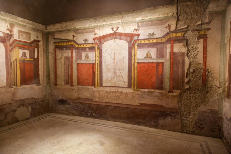 Золотой дом Нерона в Риме интерьеры