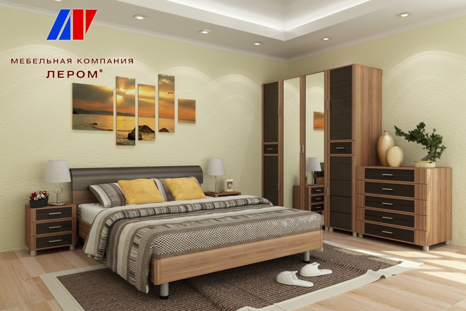 Спальный гарнитур Флоренция Шатура