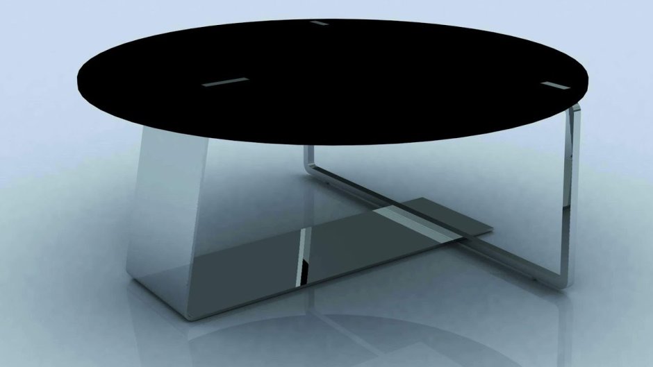 Oslo Onyx 16-inch Round end Table журнальный стол