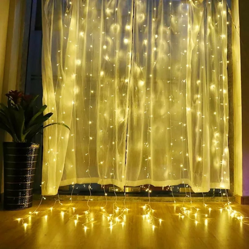 160 Curtain Light ламповая гирлянда занавес