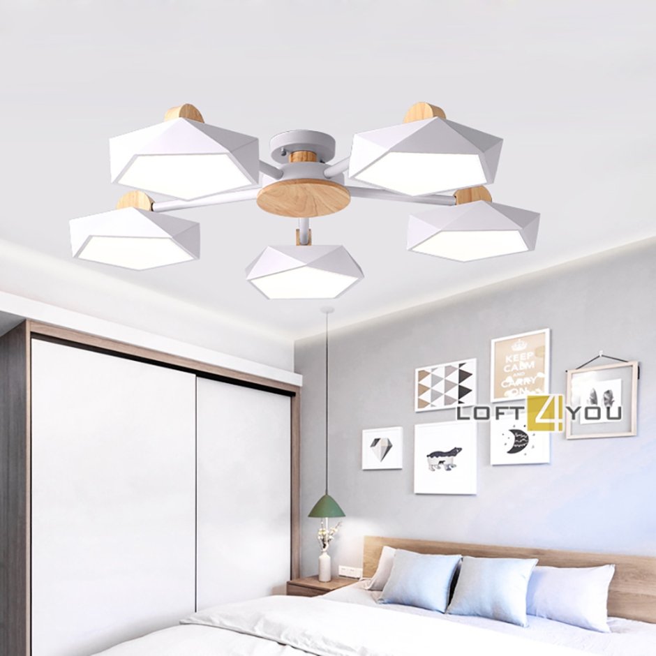 Светильник потолочный Care Ceiling Black/White loft4you l03597