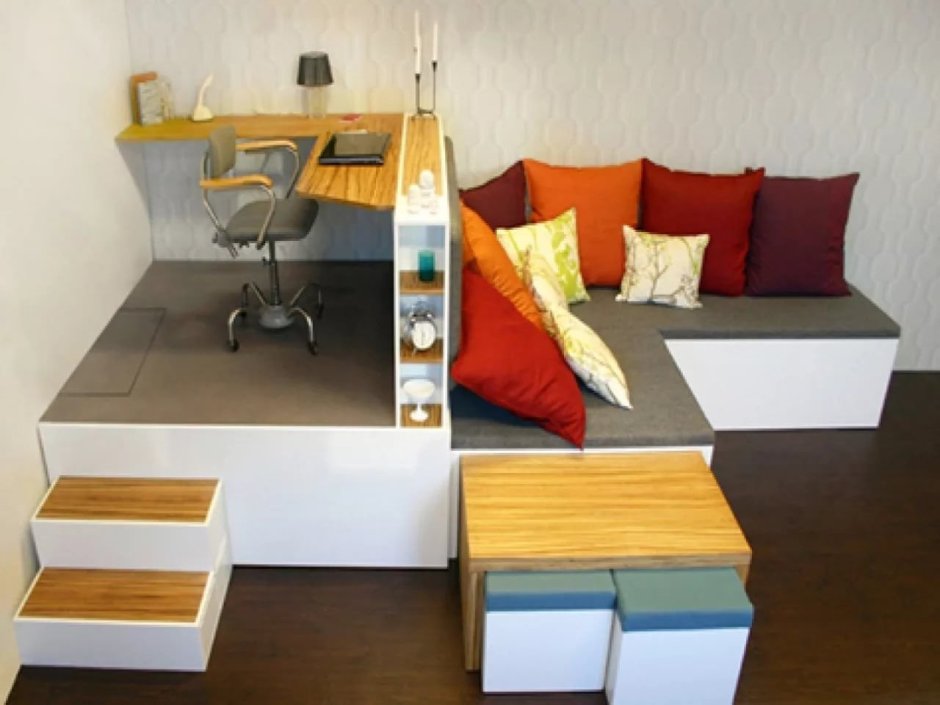 Трансформерная мебель в маленькой квартире