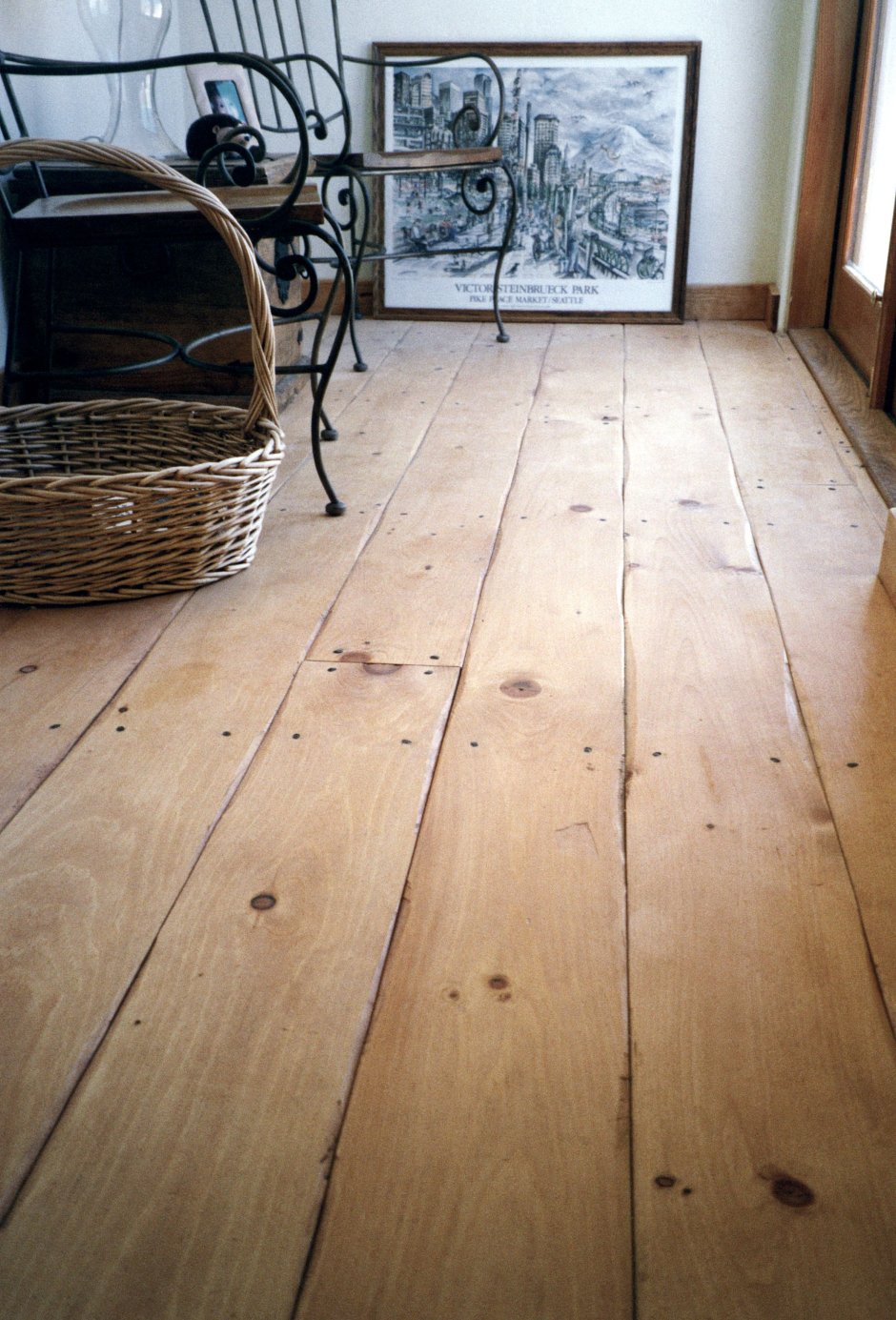 Состаренный деревянный пол