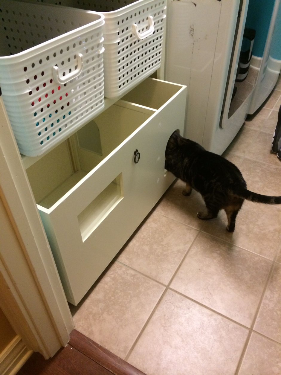 Мебель для лотка кота