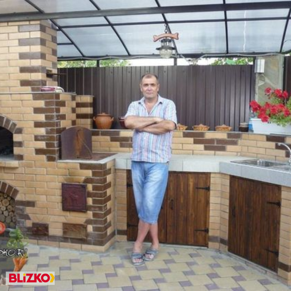 Летняя кухня для дачи из кирпича