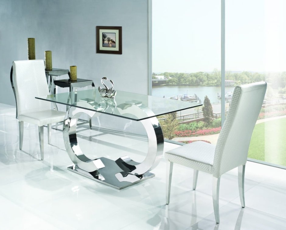 Стеклянный стол ikea Glass Dining