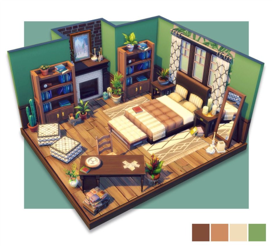 Комнаты в SIMS 4