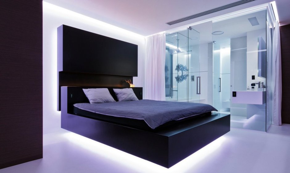 Дизайнерские кровати двуспальные необычные