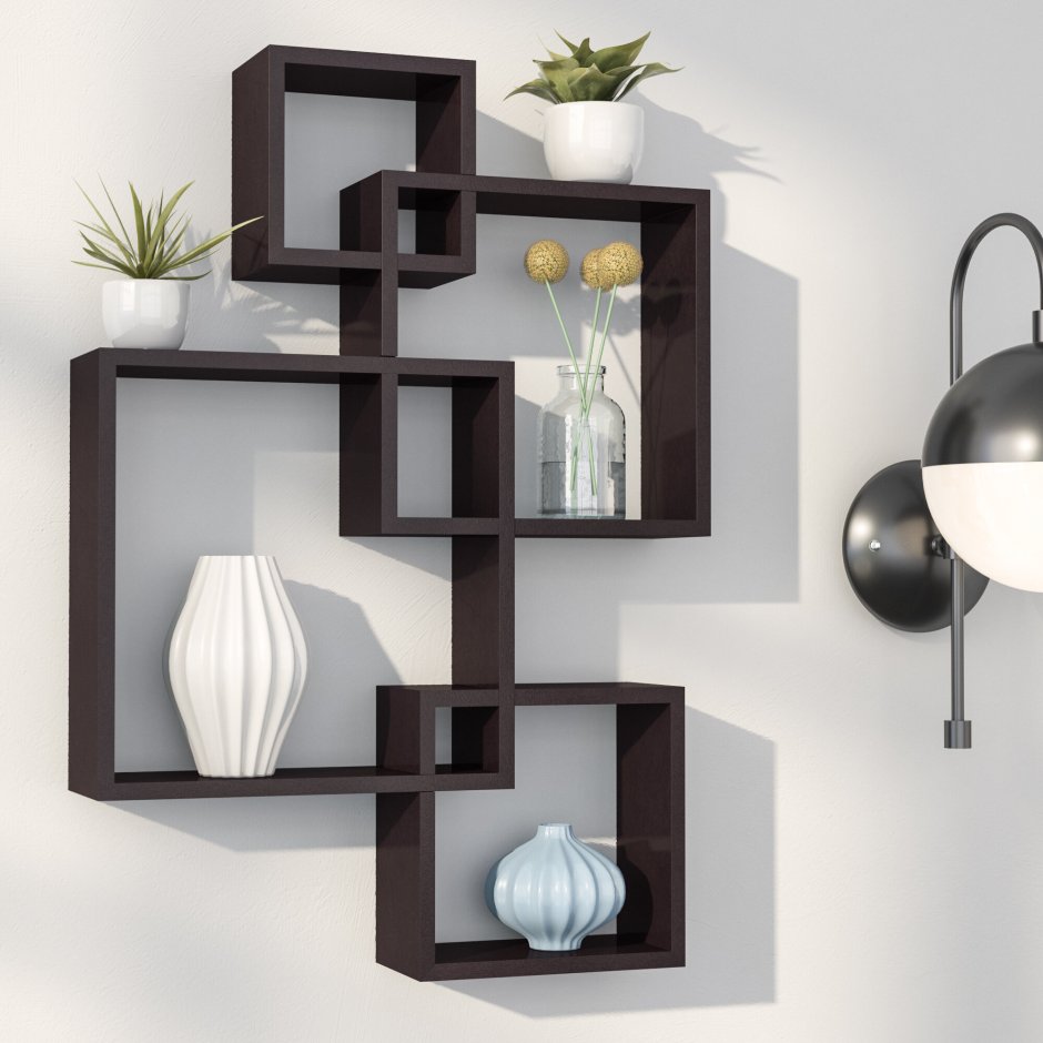 Угловая полка Corner Wall Mount Shelf Floating
