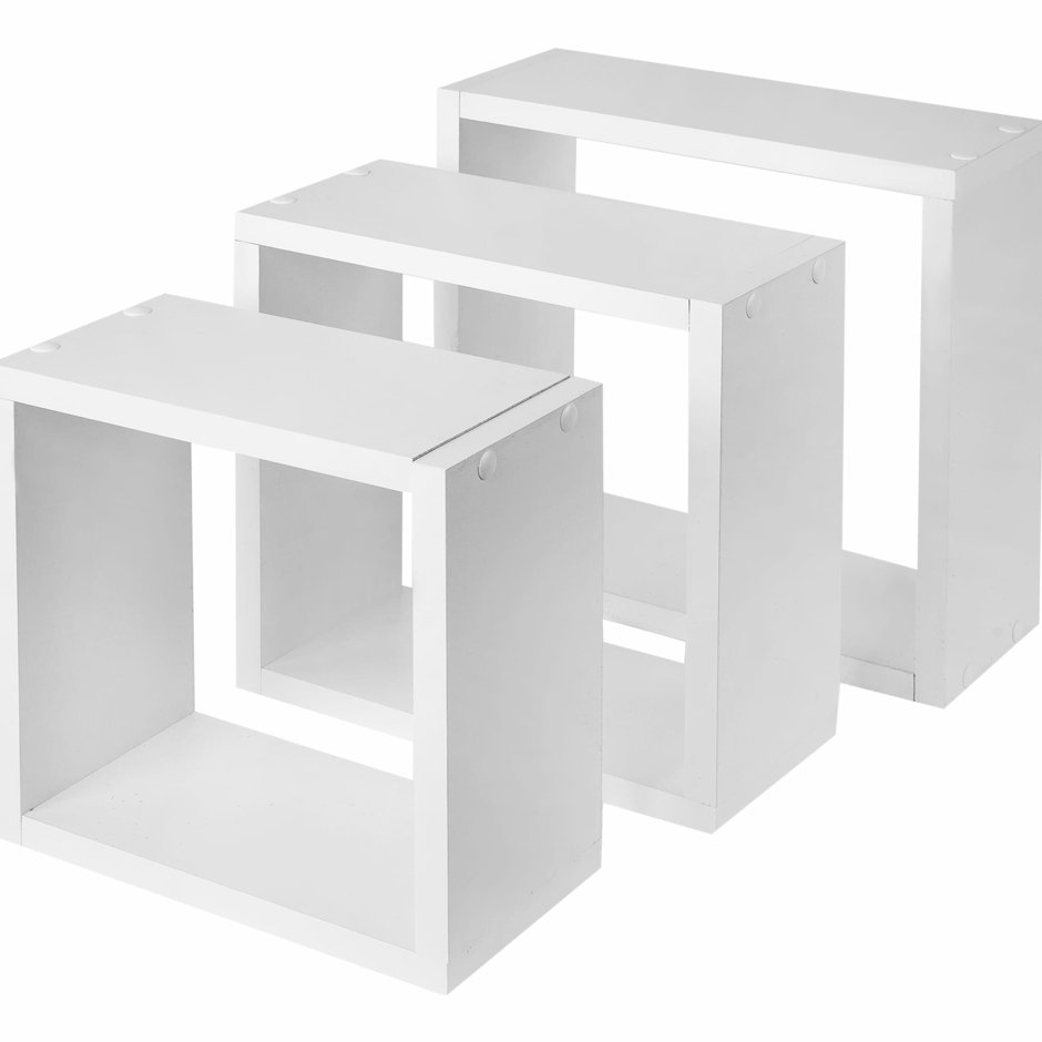 Полка Kube ikea черная