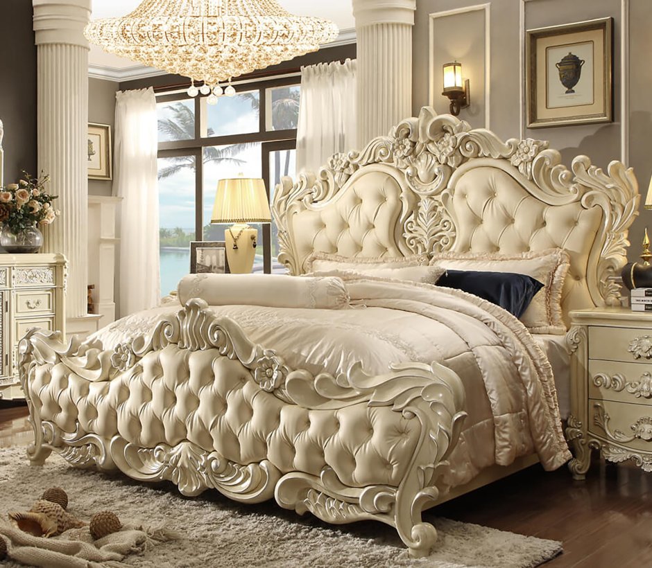Кровать с короной Vittoria фабрики Antonelli Moravio