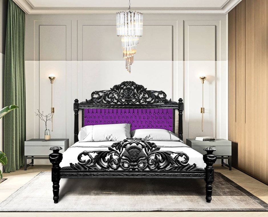 Красивые кровати Королевские