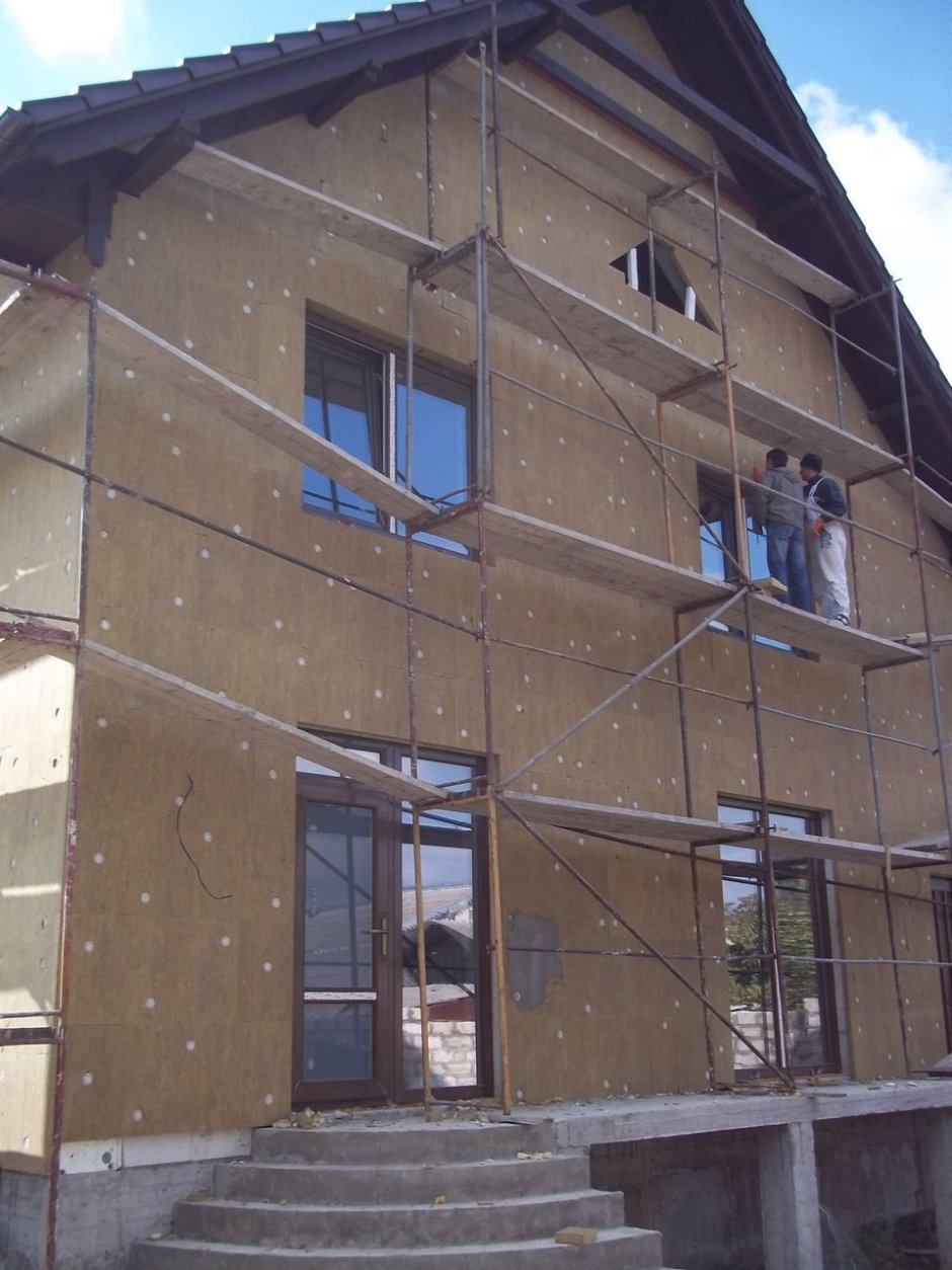 Фасадный утеплитель стекловата