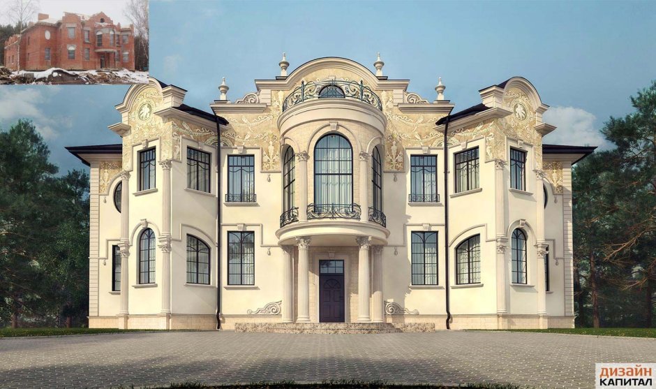 Мерано - проект особняка в стиле Ампир