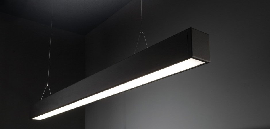 Светильник kadami led line 40вт черный