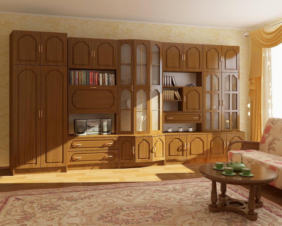 Стенка в гостиную 90-х годов