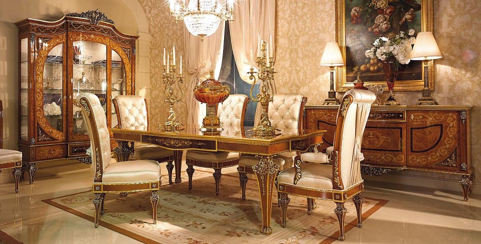 Азербайджанской спальный гарнитур с цветы золотой