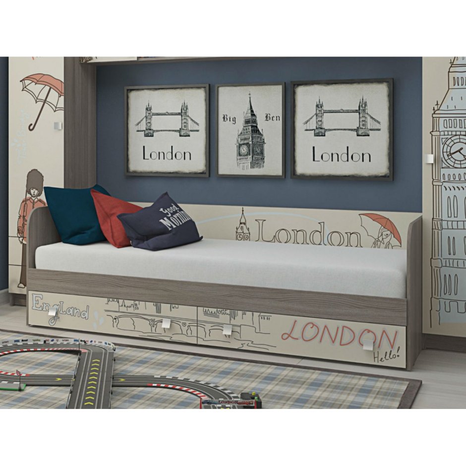 Лондонский стиль кровать