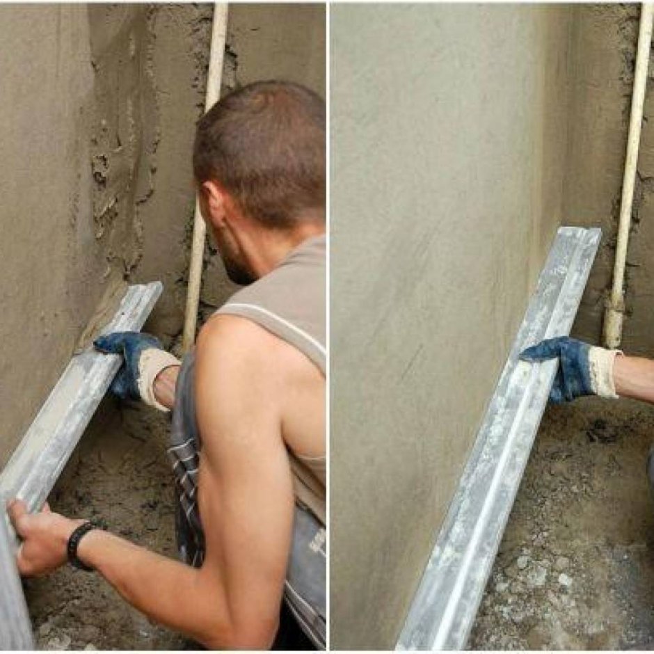 Поверхность штукатурки