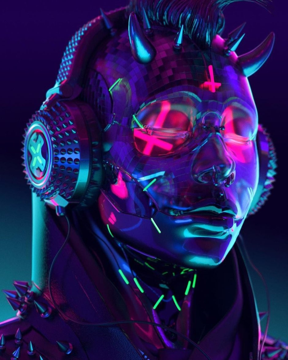 Cyberpunk 2077 неон