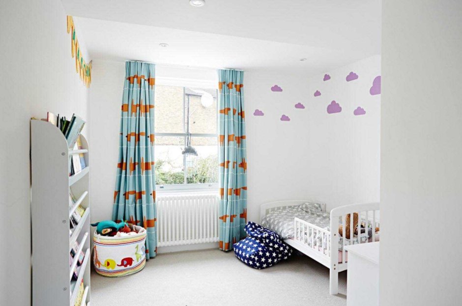 Необычные шторы для детской