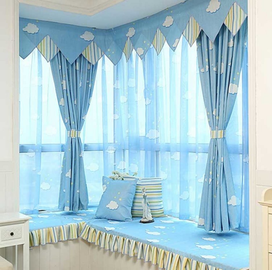 Шторы на лентах завязках