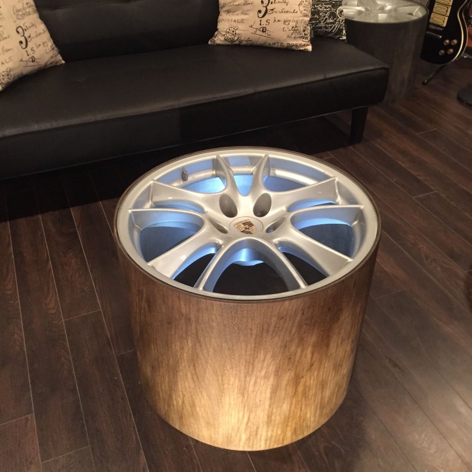 Предметы интерьера из автозапчастей