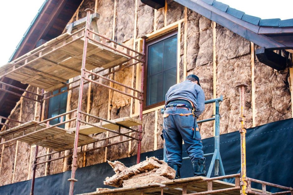 Обрешетка под сайдинг с утеплителем Rockwool