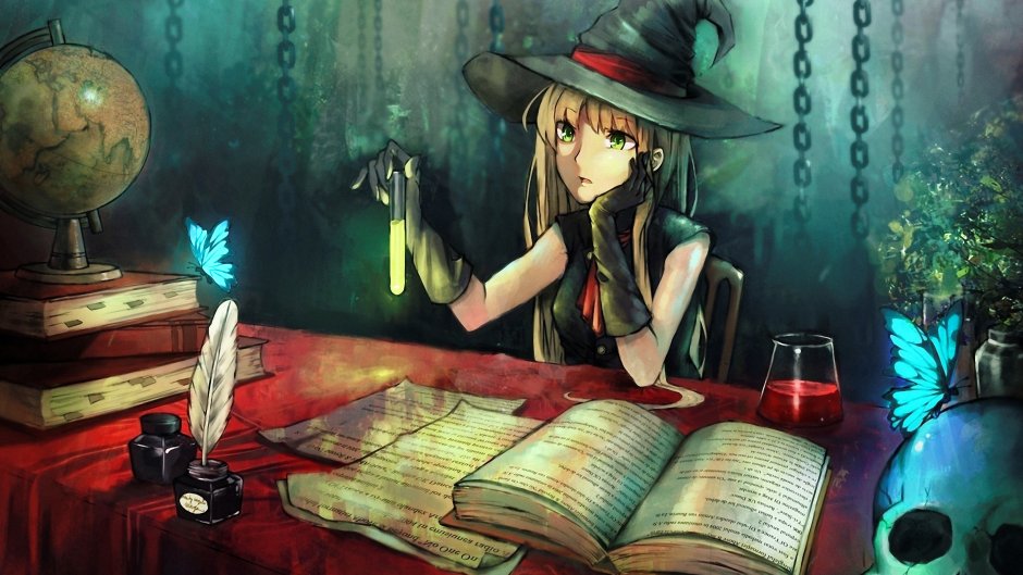 Волшебница с книгой