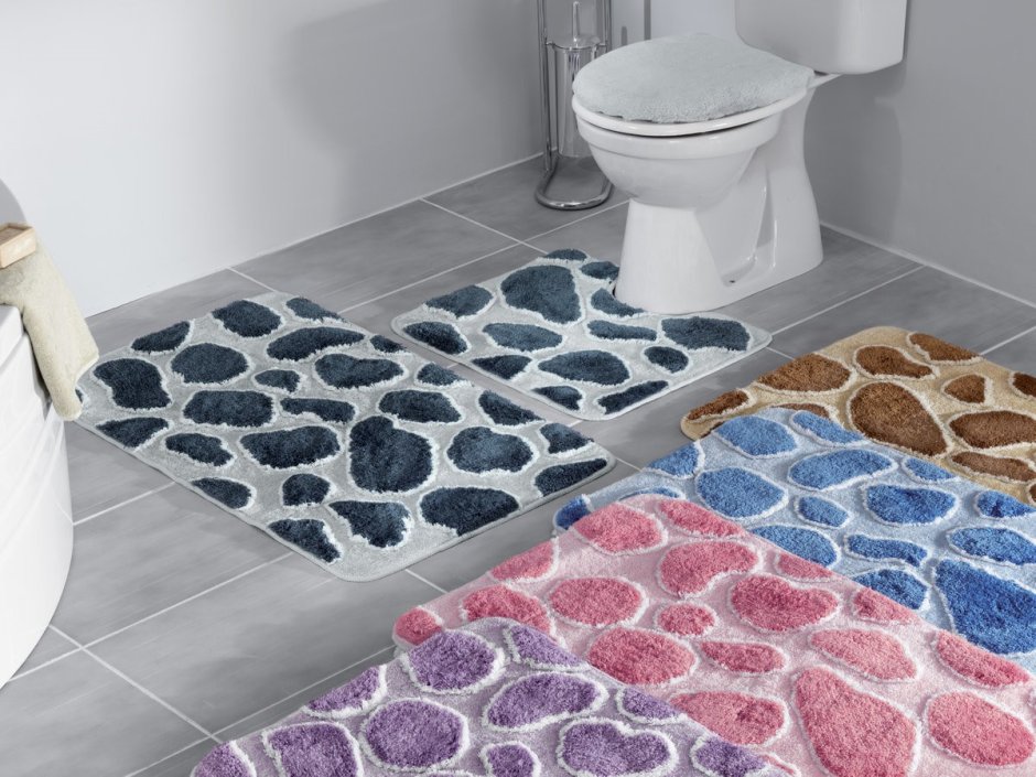 Коврик для ванной 50x80cм Chenille Grey