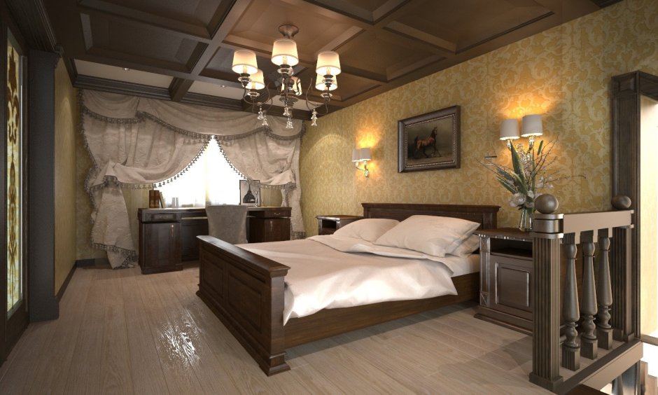 Спальня для гостей в частном доме