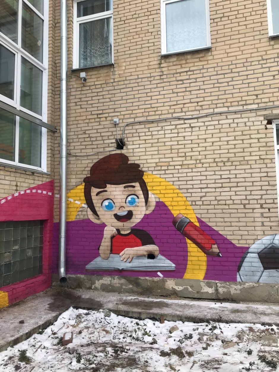 Украшение школьного крыльца шарами