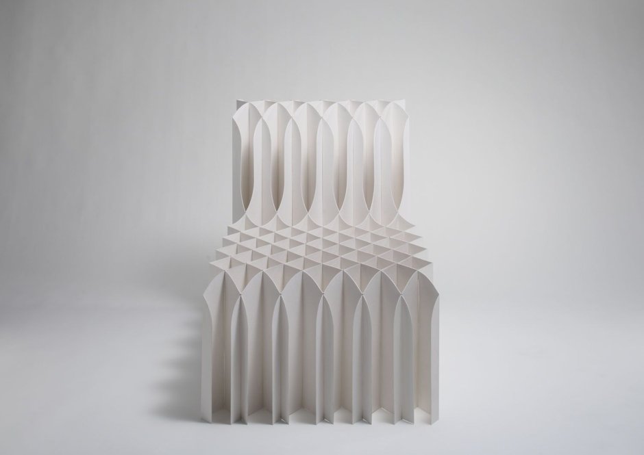 Оригами стол и стул