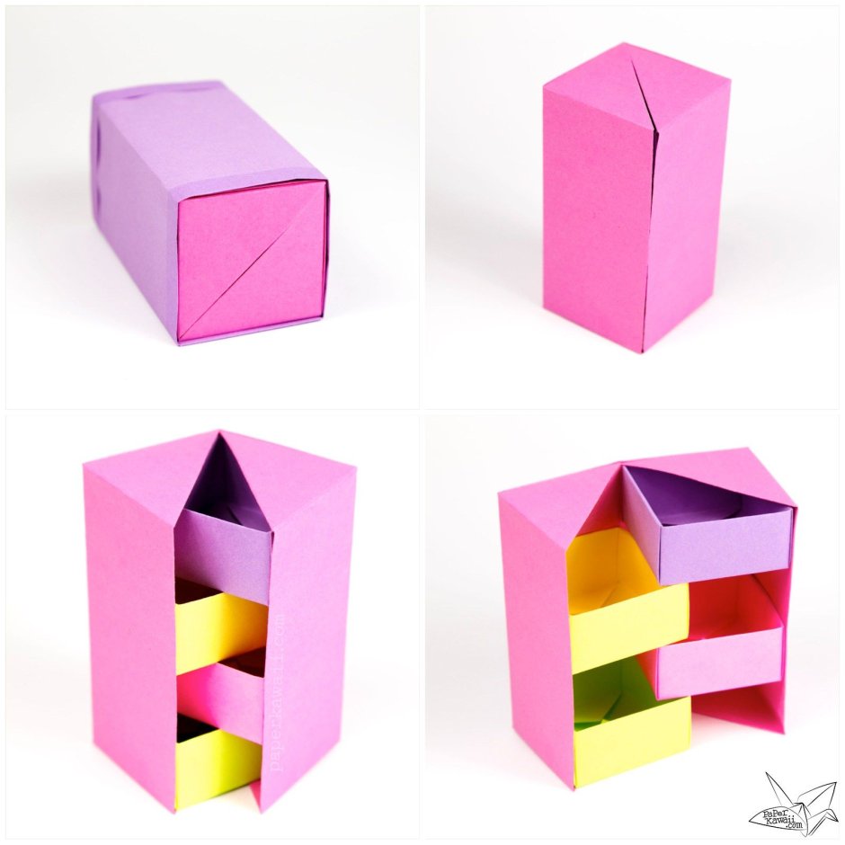 Оригами кукольная мебель