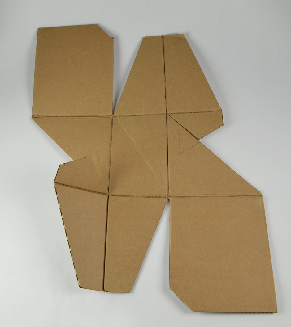 Оригами стульчик из бумаги