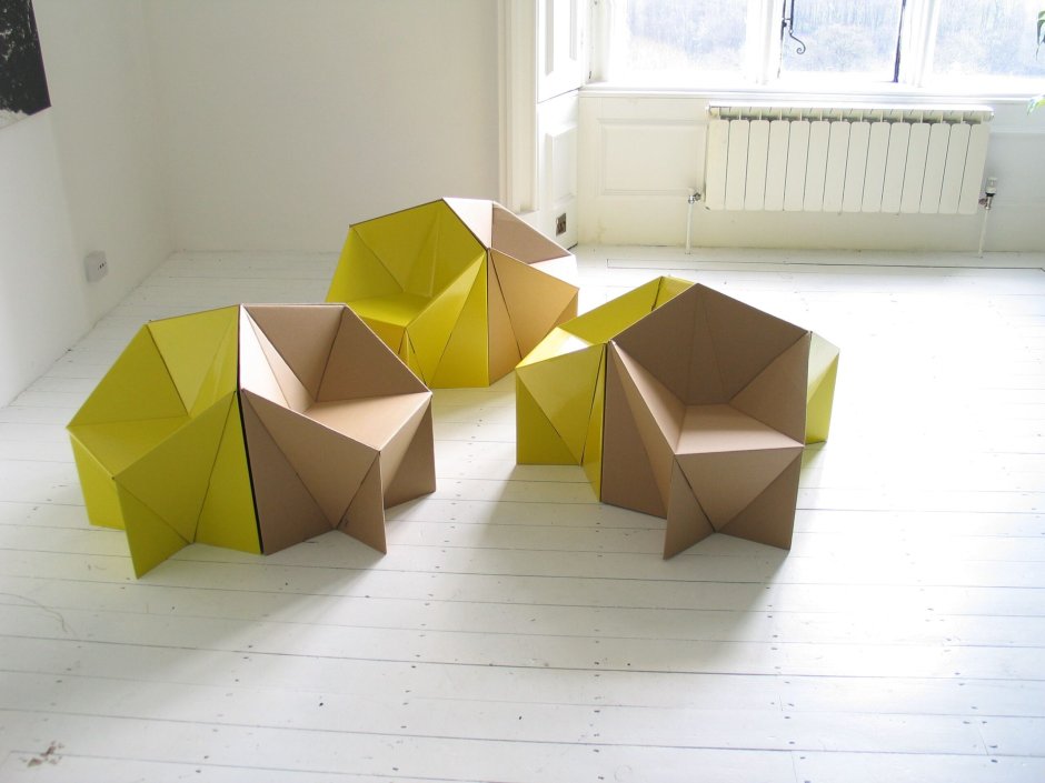 Мебель из бумаги дизайнерская