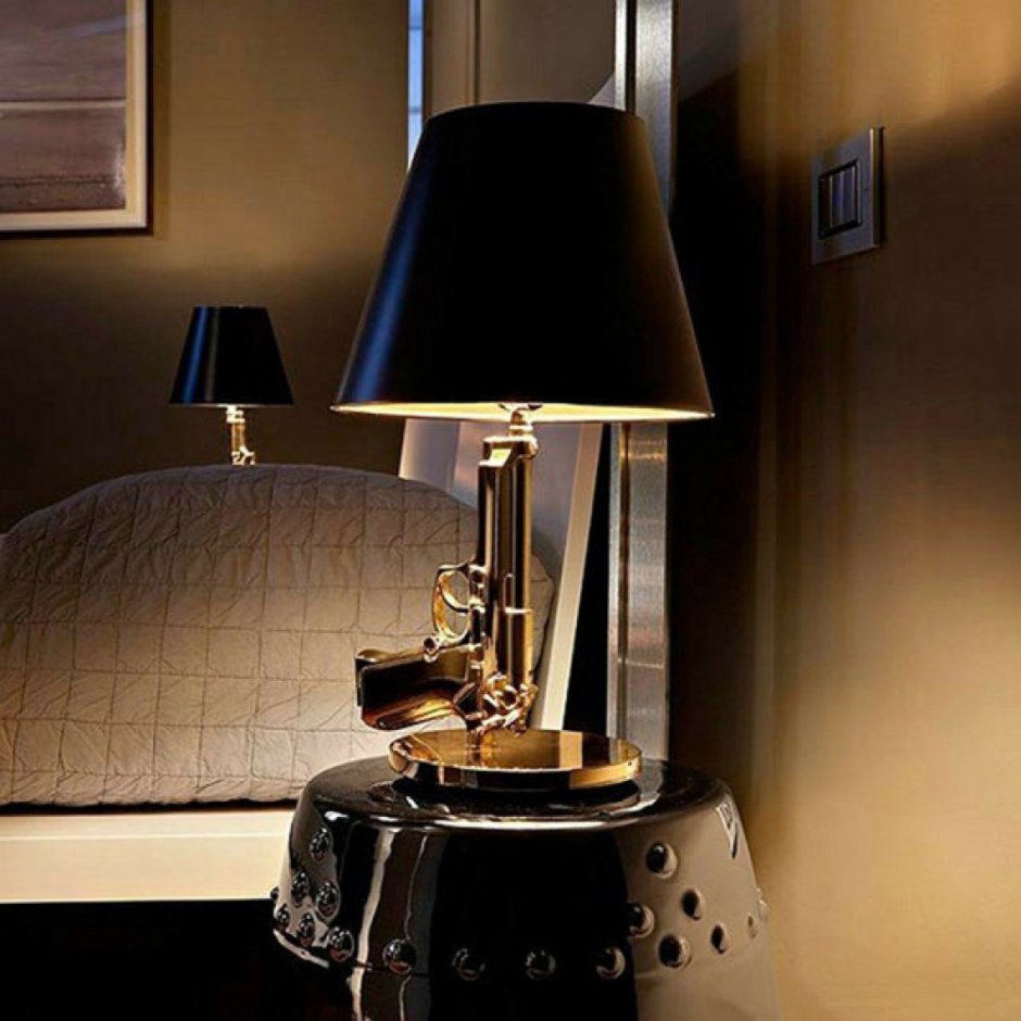 Настольная лампа Flos Bedside Gun Gold