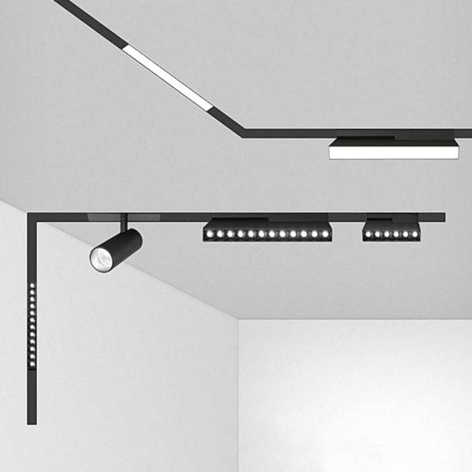 Трековый светильник черный Torino l4t707 led Tracklight 24°
