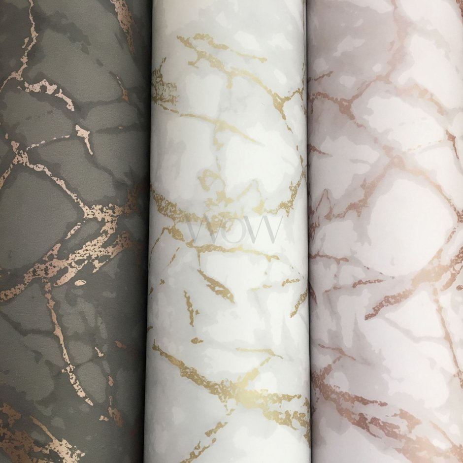 Rose Marble Metallic Gold