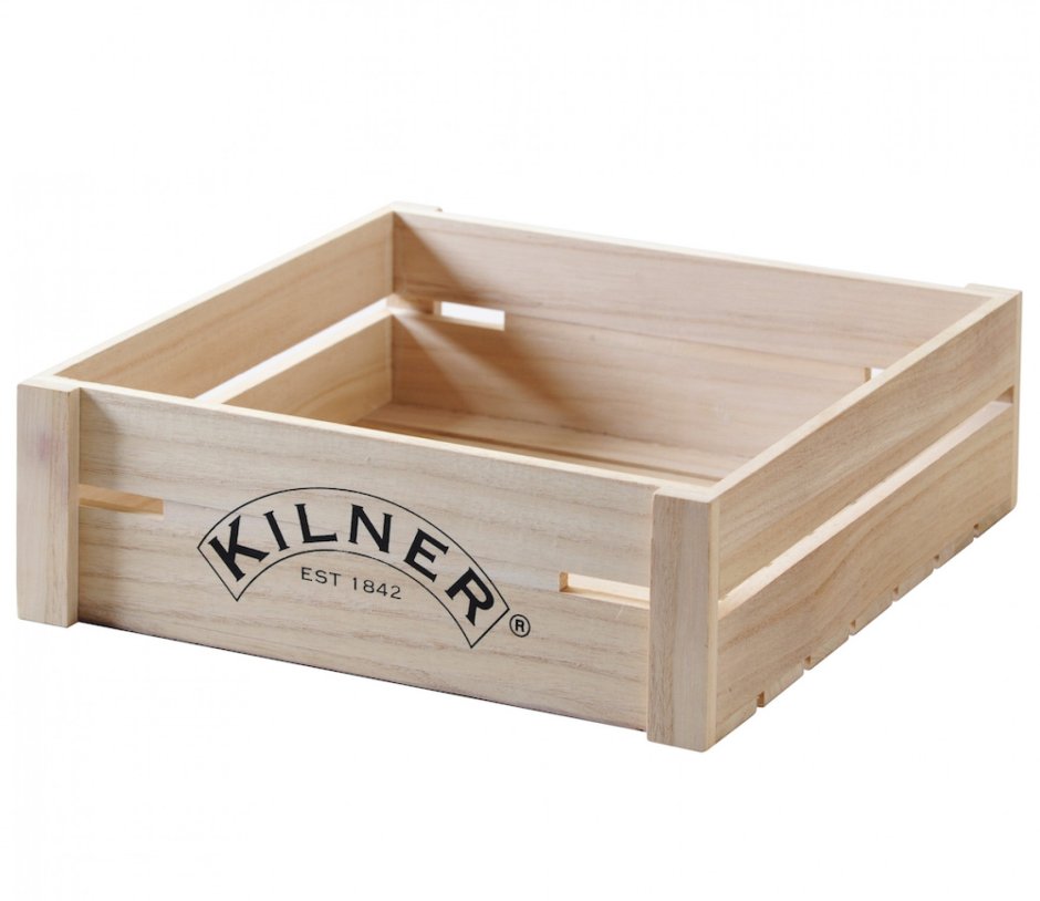 Деревянный ящик для продуктов