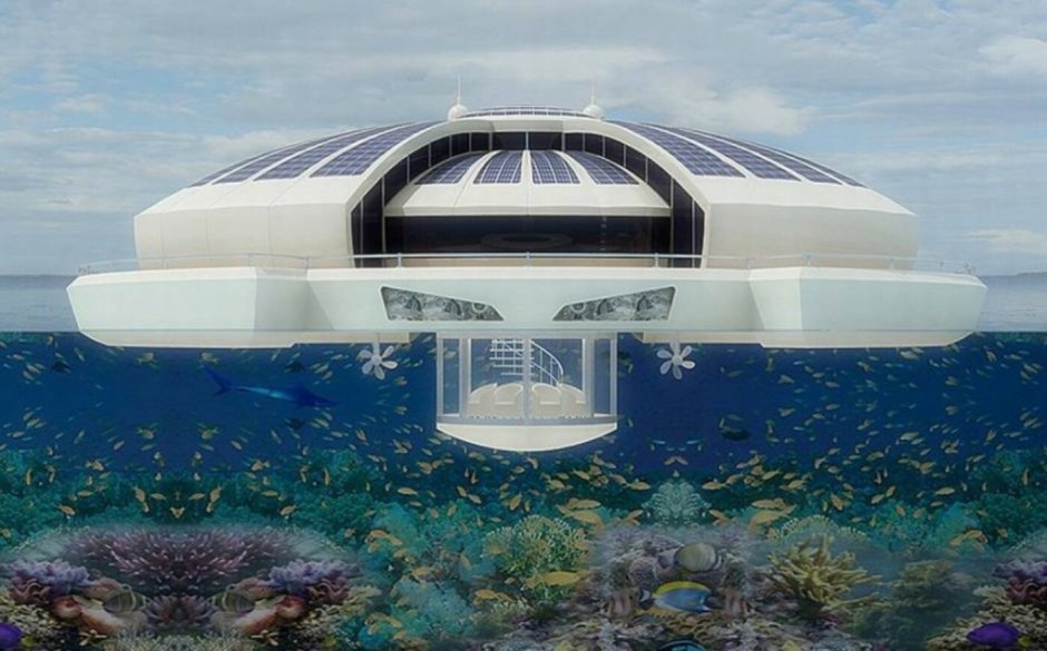 Комнате Underwater