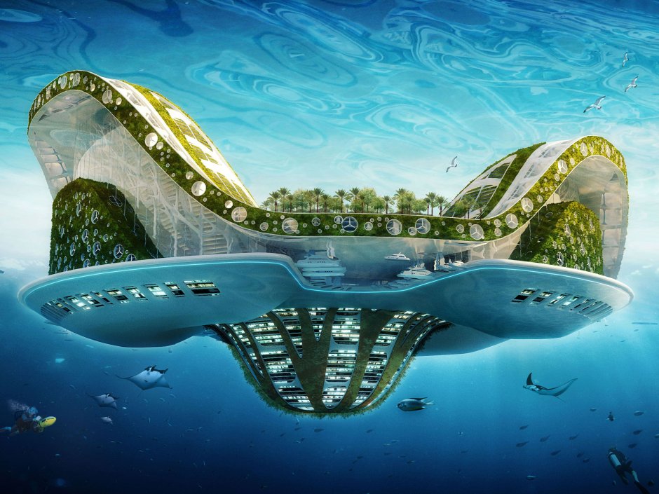 Подводный дом в Дубае