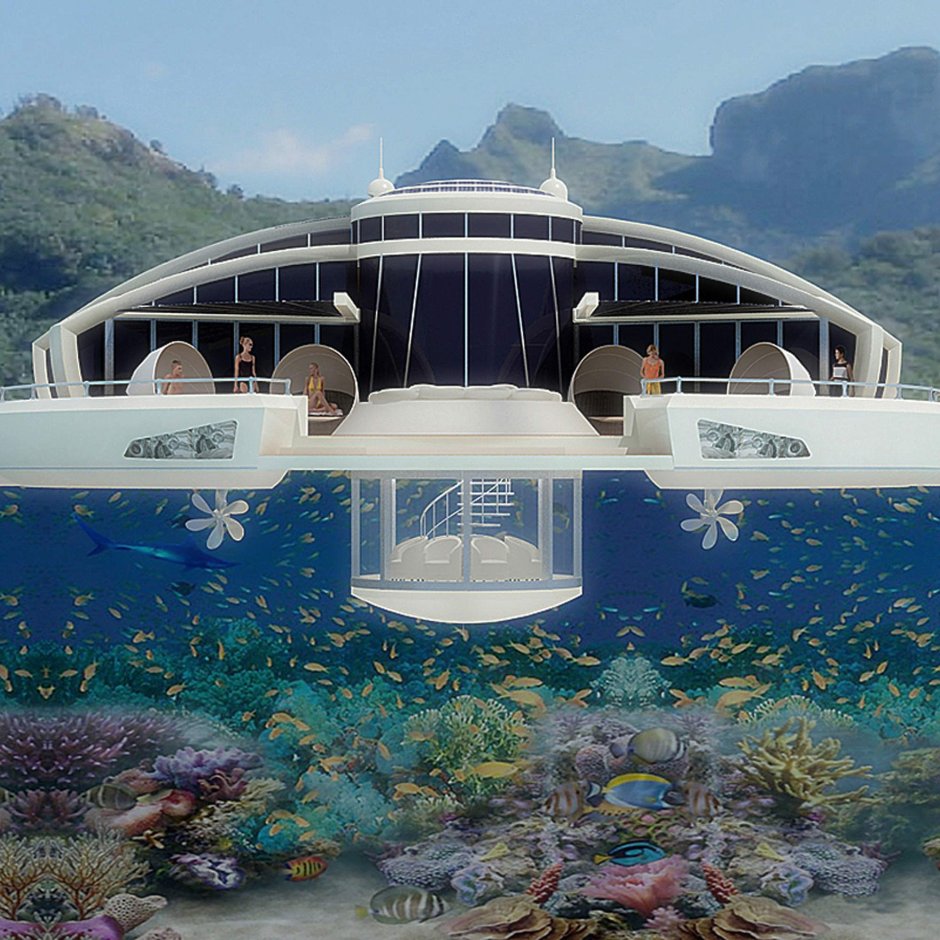 Poseidon Undersea Resort Фиджи бунгало