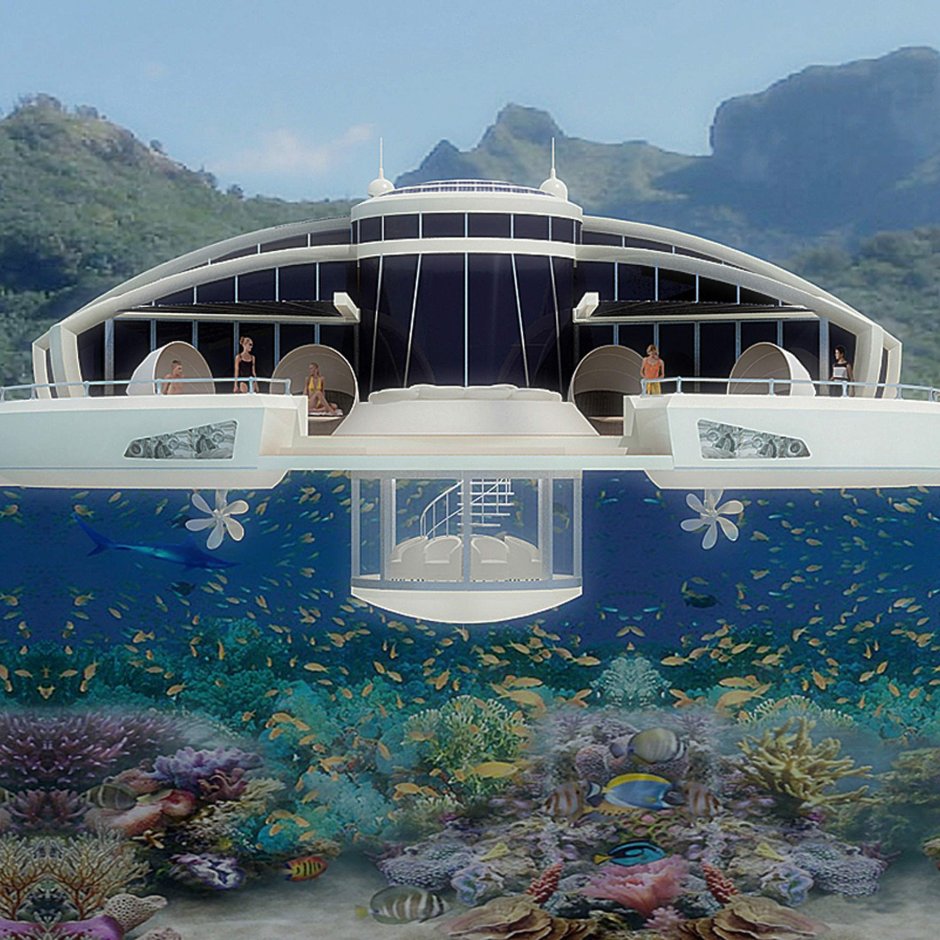 Poseidon Undersea Resort Фиджи бунгало
