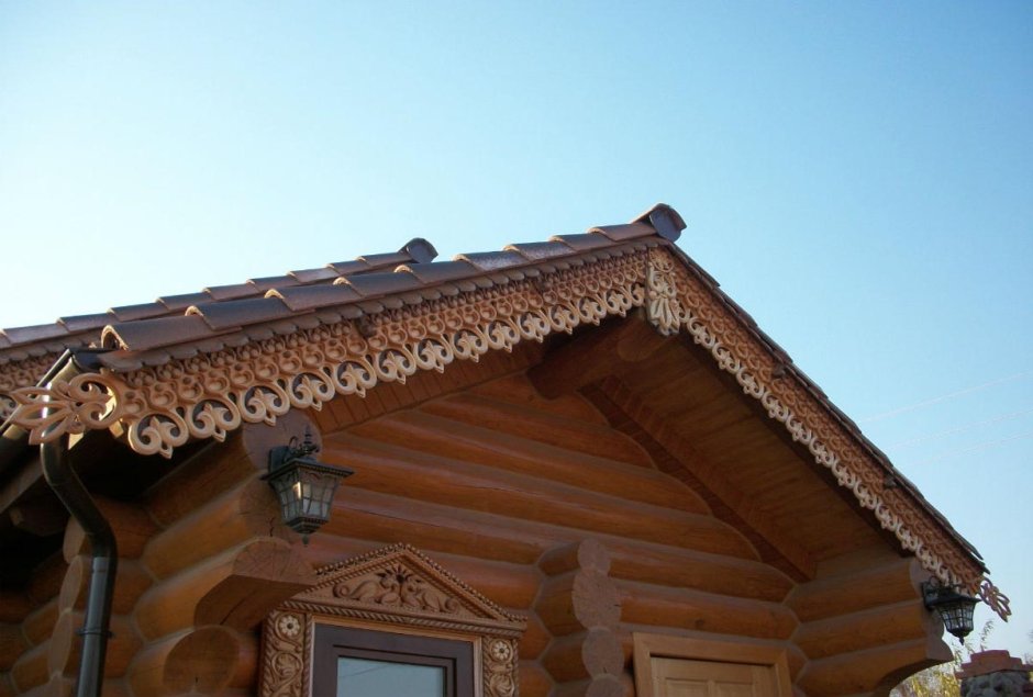 Резьба причелины карнизы