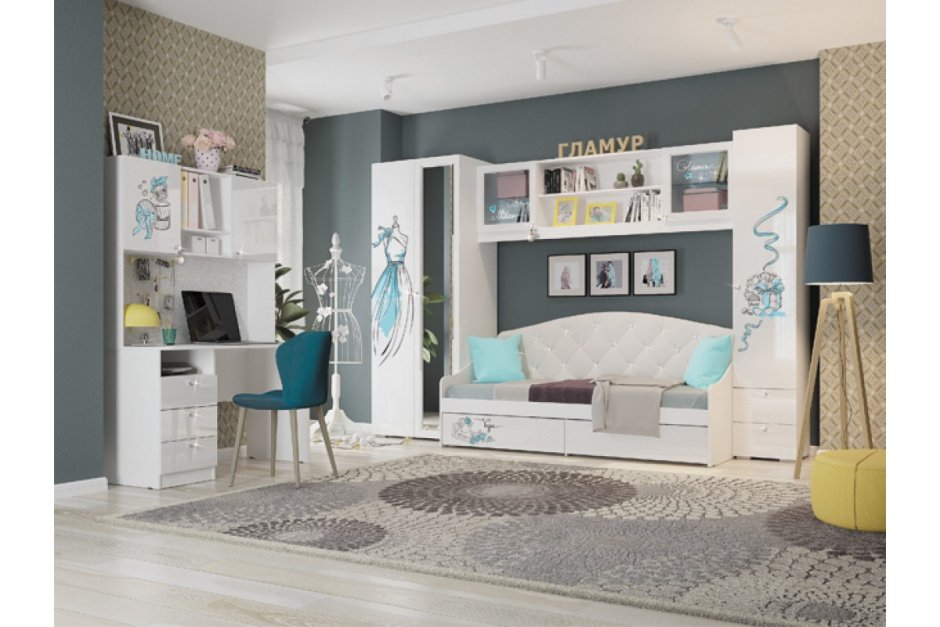 Кровать гламур Мебельсон