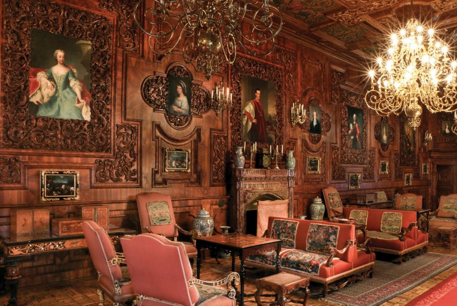 Глубока-над-Влтавой Чехия интерьеры